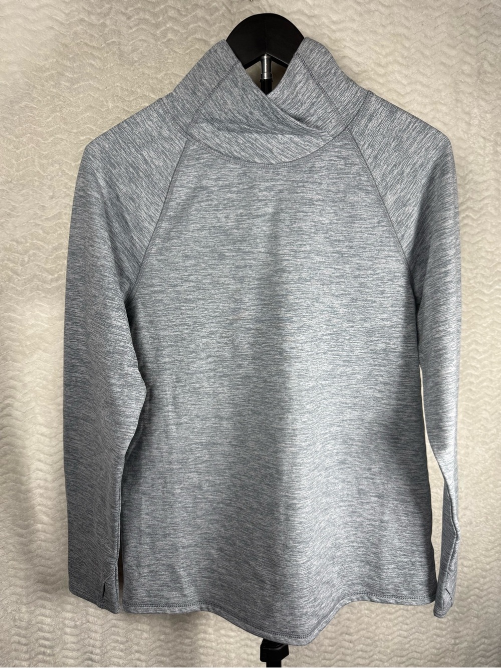 Apana Heather Gray Turtleneck Pullover